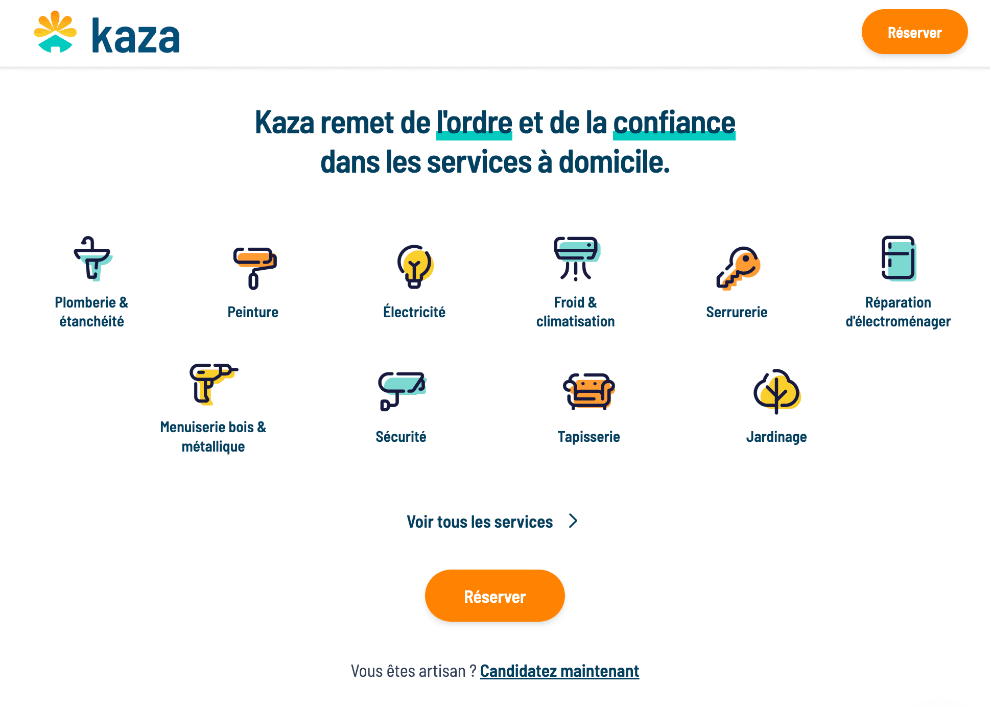 Kaza Sénégal - Plateforme de Services à Domicile